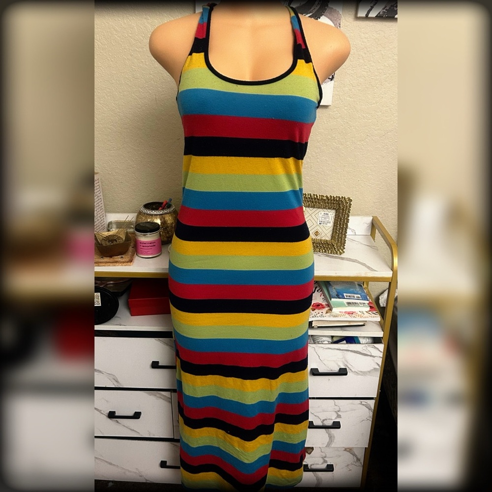 Colorful long dress